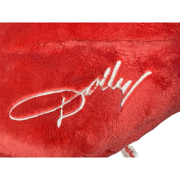 Dolly Parton Dollywood Plush Lips Stuffed Decor Pillow Red Theme Park Souvenir - Picture 2 of 7